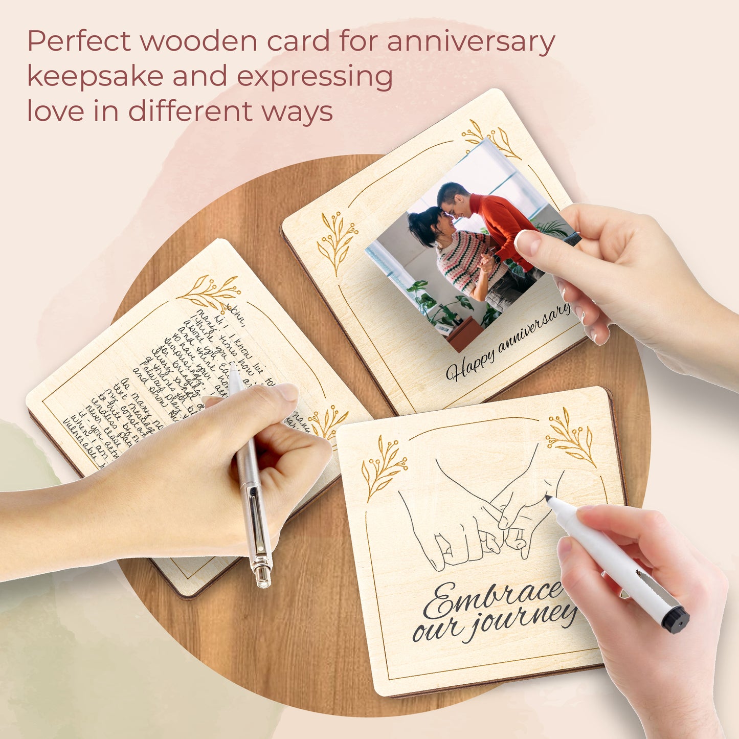 3 Year Anniversary Card Gifts for Him Her