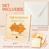 4 Year Anniversary Card for Husband Wife