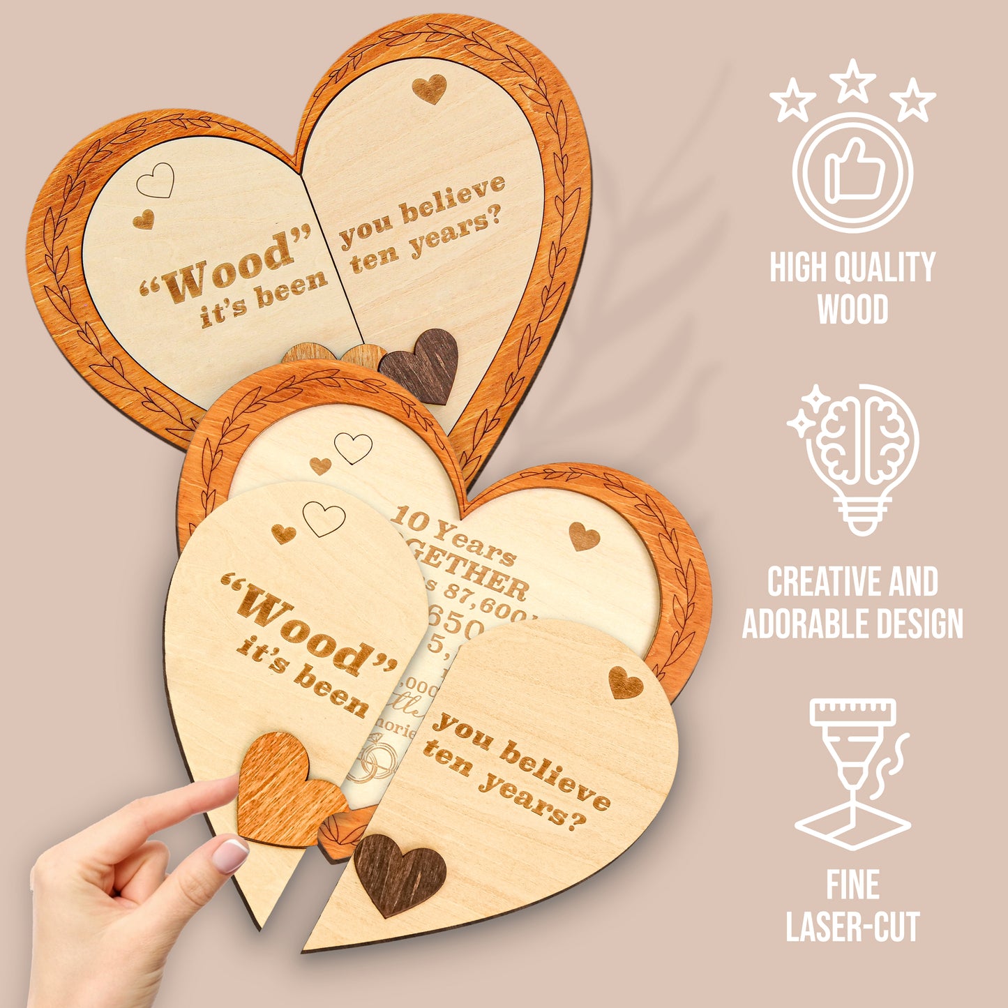 10 Year Anniversary Wood Gifts